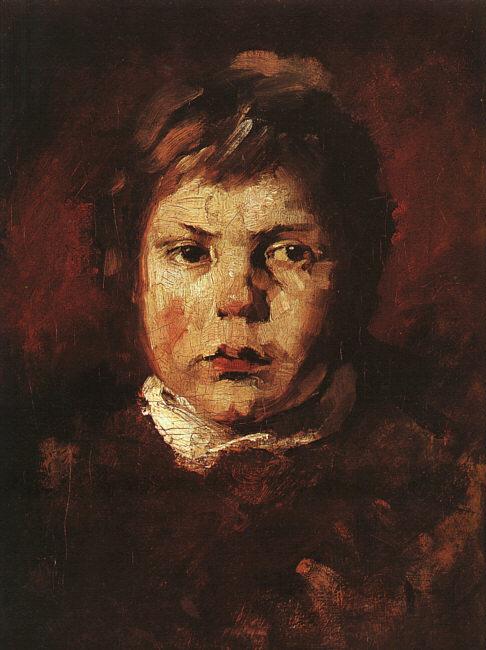 Frank Duveneck A Child's Portrait oil painting image